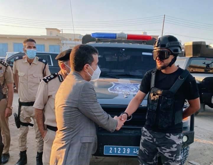 وزير الداخلية المكلف يقوم بزيارة تفقدية لمديرية أمن تاجوراء ويطلع على سير  العمل الأمني - صحيفة المرصد الليبية