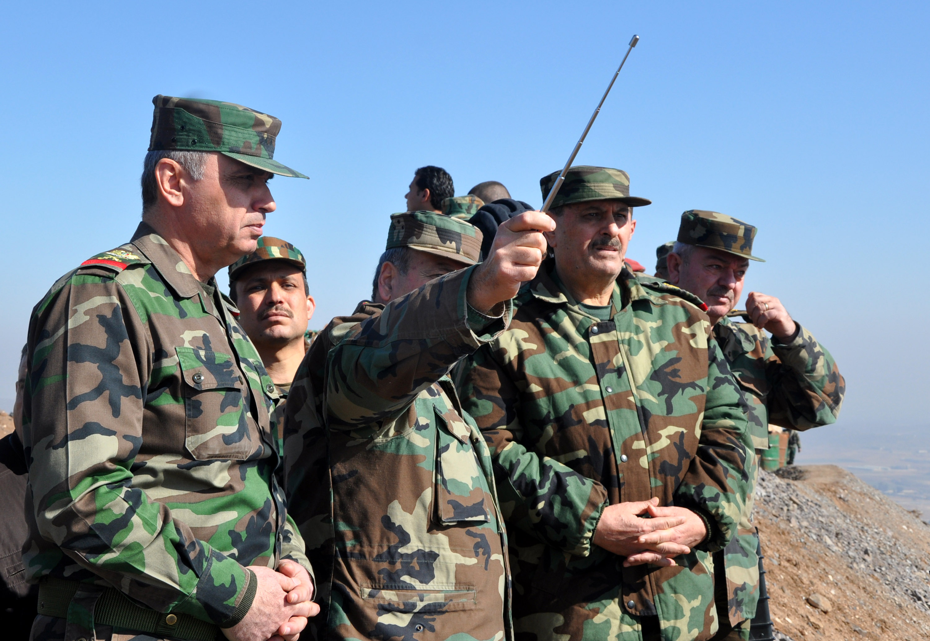 القيادة الميدانية للجيش السوري بجبهة تدمر