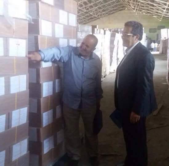 عميد بلدية طرابلس المركز يزور مخزن الكتب المدرسية فى مدينة البيضاء - 5 أكتوبر 2016 