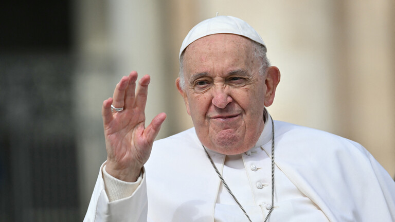 Pope Francis: “I am saddened by the conflict in Palestine and Israel”