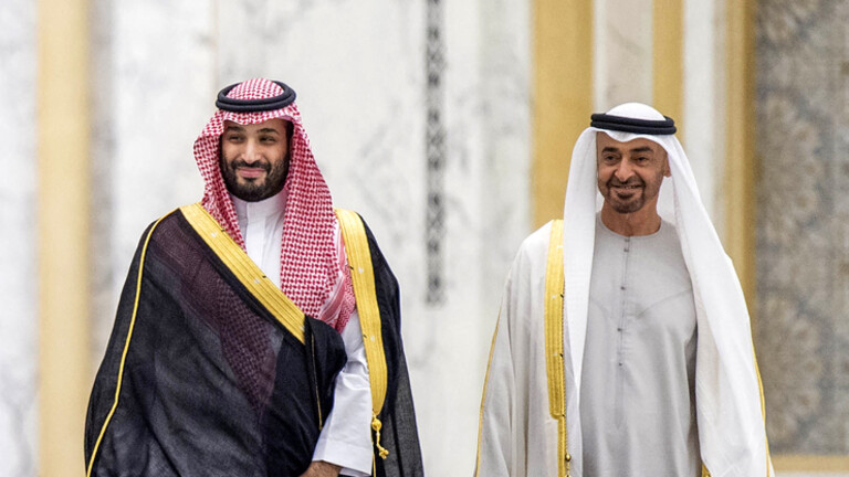 A phone call between Prince Mohammed bin Salman and Sheikh Mohammed bin Zayed about the recent military escalation in the region