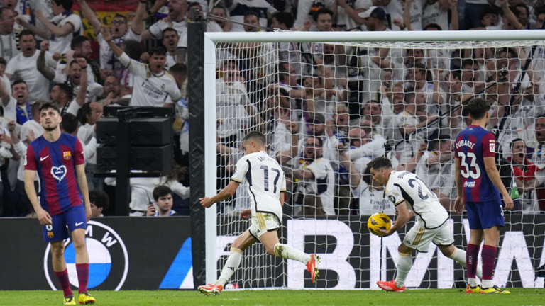 Real Madrid defeats Barcelona in a “deadly” time and touches the “La Liga” title