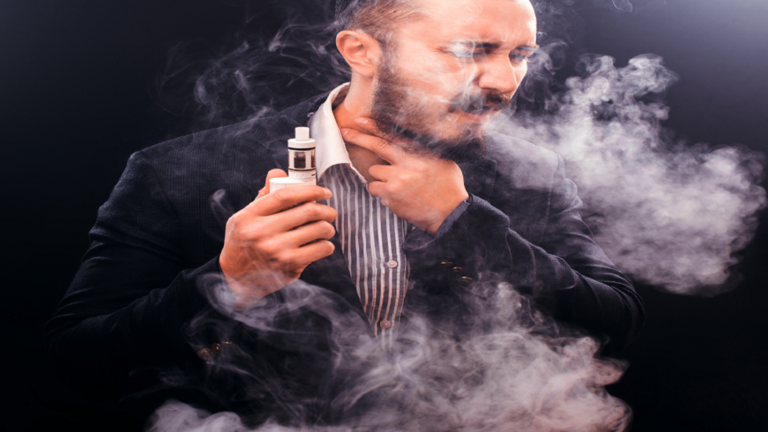 What is an e-cigarette “cough”?