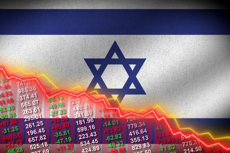 The Tel Aviv Stock Exchange continues to decline as Israel threatens to respond to Iran