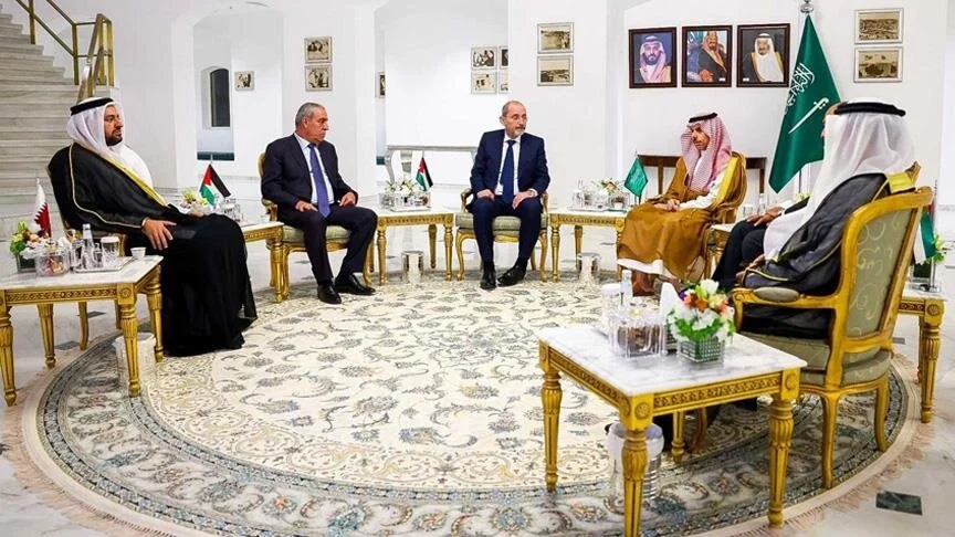 Riyadh: A six-party Arab meeting demands an immediate ceasefire in Gaza