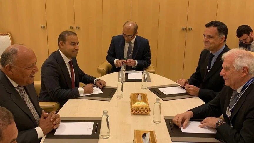 Shukri and Borrell confirm their rejection of Israel’s invasion of Palestinian Rafah