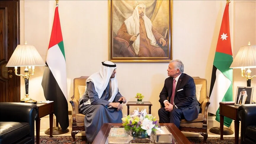 The King of Jordan and the President of the UAE discuss ceasefire efforts in Gaza