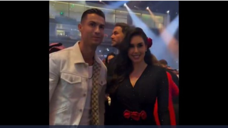 Yasmine Sabry’s look with Ronaldo in Georgina’s absence raises widespread controversy