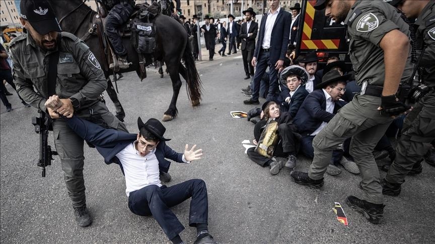 Jerusalem: Clashes between Israeli police and Haredi protesters