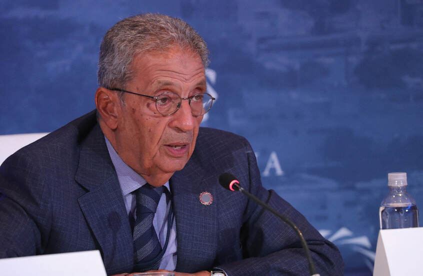 Amr Moussa: There is an Israeli plan to seize all Palestinian lands and Tel Aviv’s policy is racist and we will not accept it