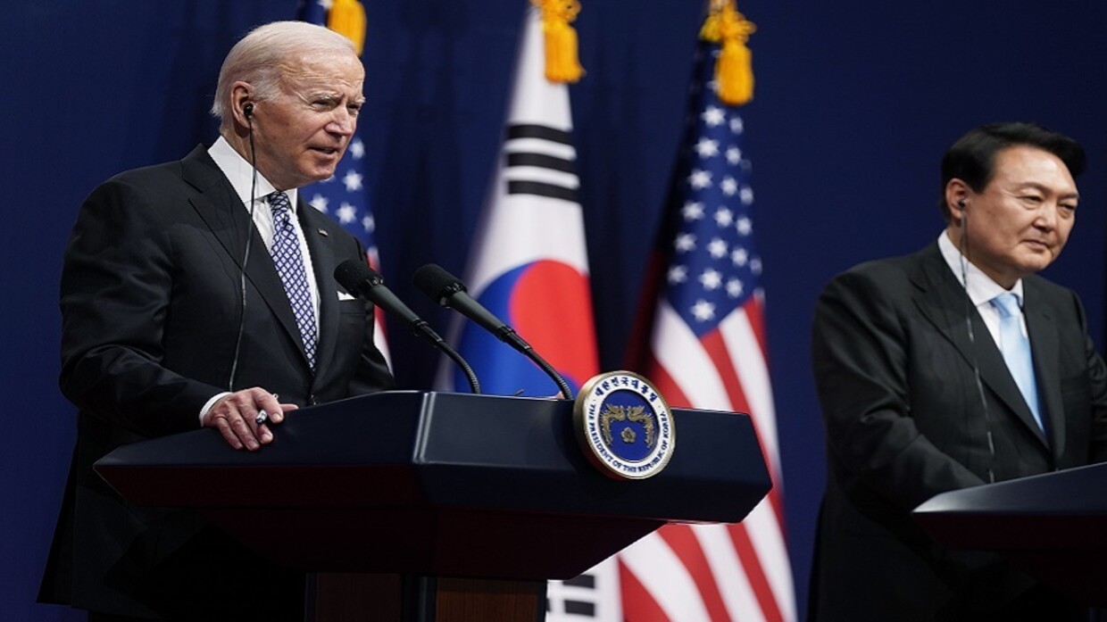 After approving the principles of nuclear deterrence.. Yoon and Biden threaten the North Korean leader with an “overwhelming” response