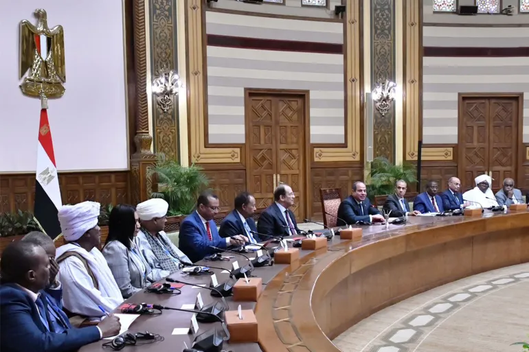 Conclusion of a conference in Egypt on the Sudanese crisis, and forces refuse to sign its final statement