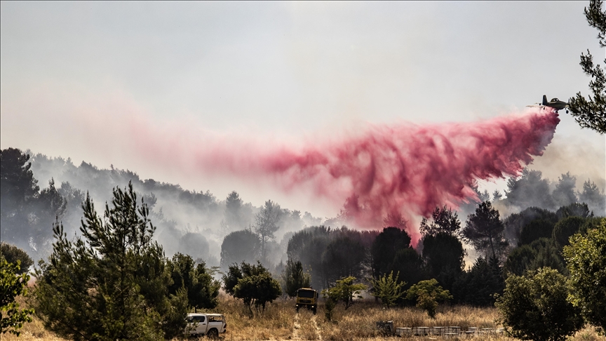 Fire breaks out in northern Israel after two drones launched from Lebanon fall