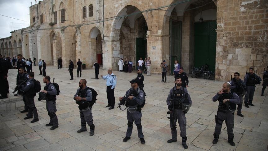 Israeli police prevent hundreds of Palestinians from performing Friday prayers at Al-Aqsa