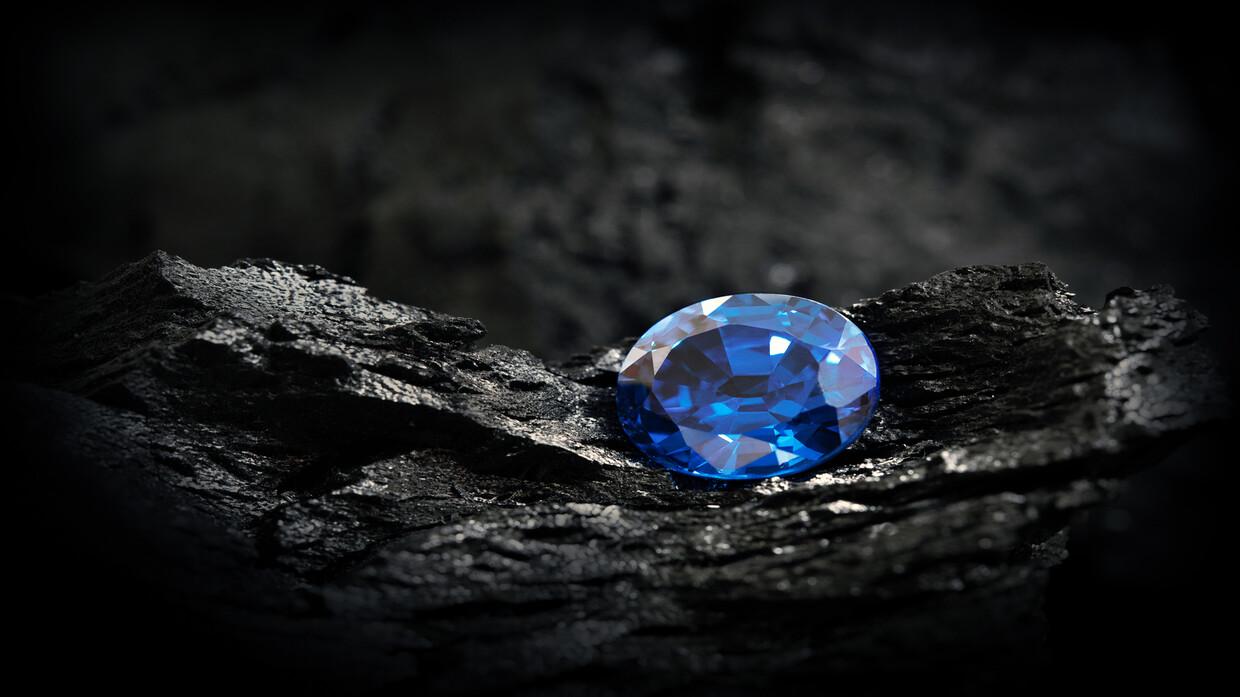 How did volcanic rage form sapphires?