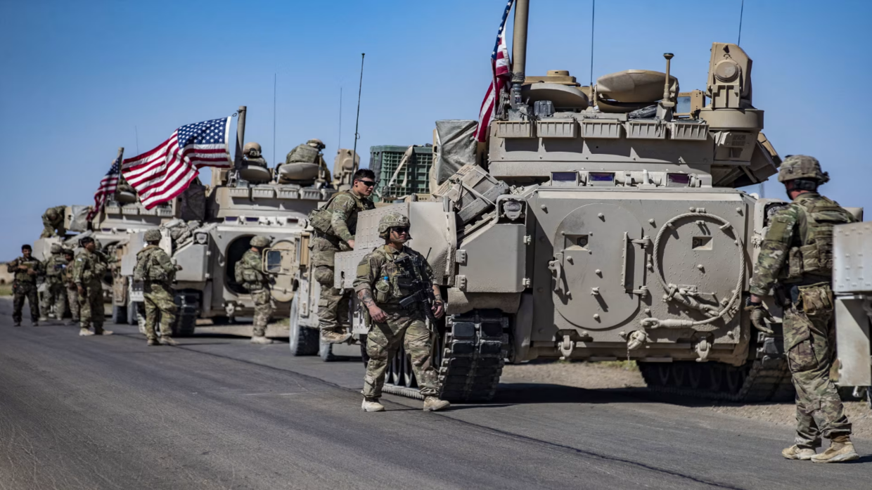 Announcing the end date of the US military mission in Iraq