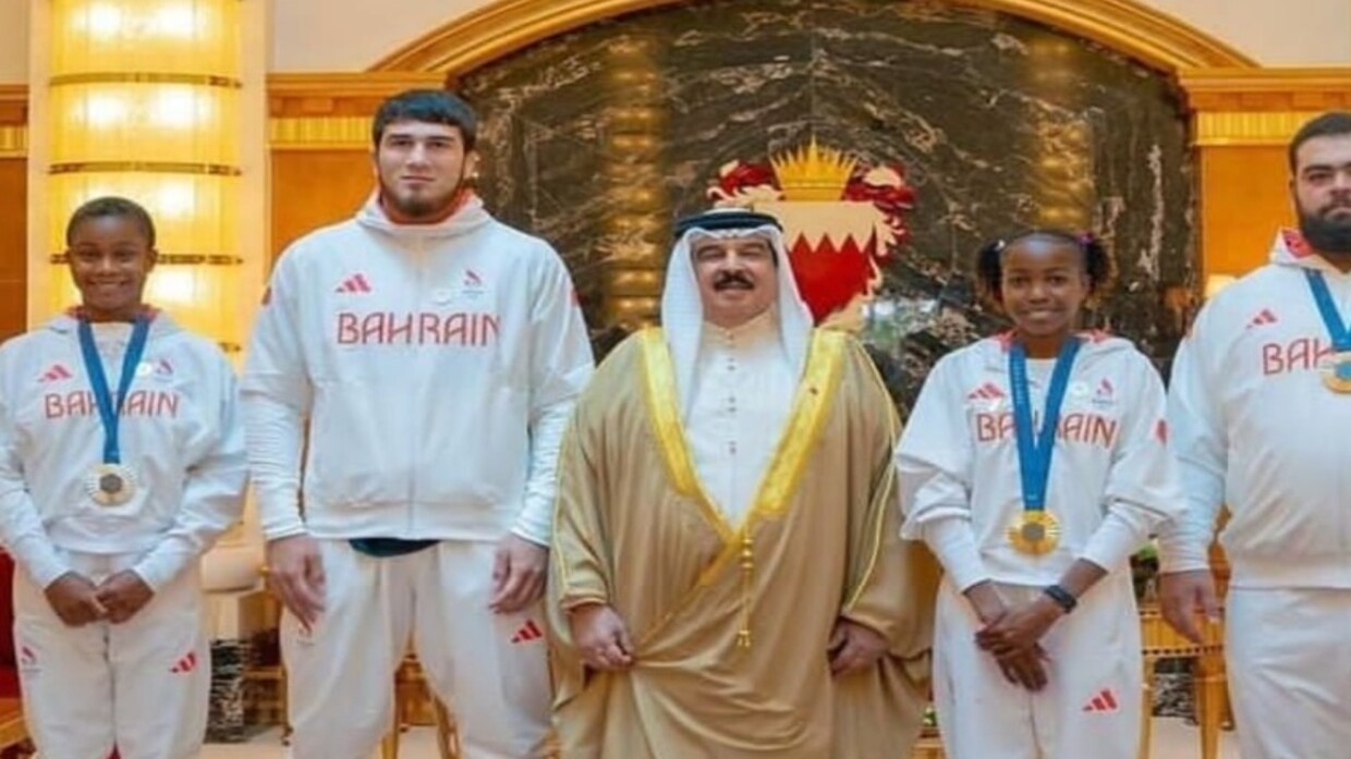 King of Bahrain honors Paris Olympic champions with “Efficiency Medal”