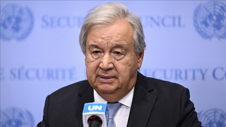 Guterres calls on Israel and Lebanese factions to cease fire