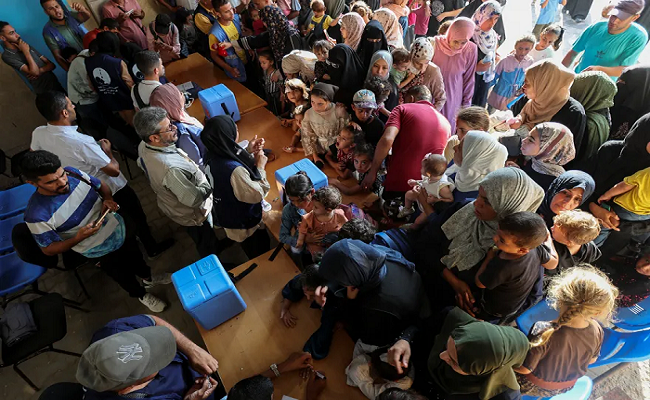 UN launches polio vaccination campaign in Gaza as fighting escalates