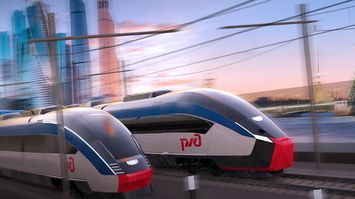 Specifications of the first high-speed train in Russia