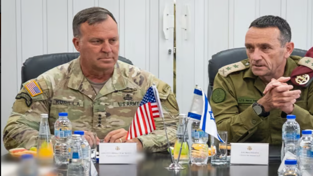 A senior American general heads to Israel to coordinate the response to Iran