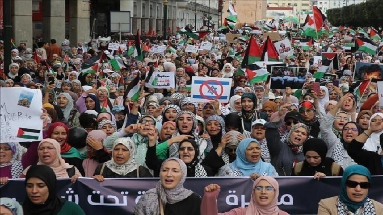 Tunisia and Morocco… Angry demonstrations denouncing the Arab and international silence towards the genocide in Gaza