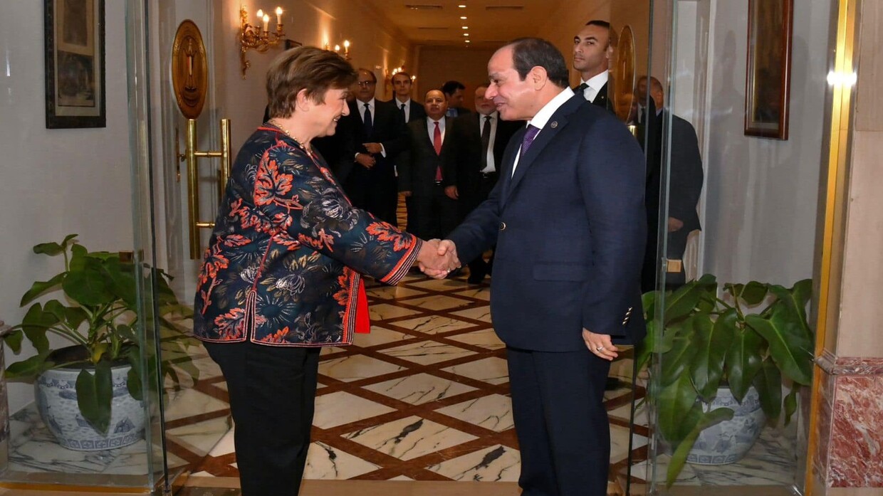 Sisi confirms his aspiration to continue cooperation with the IMF on a new path