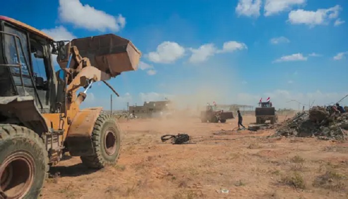 لأول مرة.. مصر تنشئ أضخم مخيم في موقع انسحاب الجيش الإسرائيلي