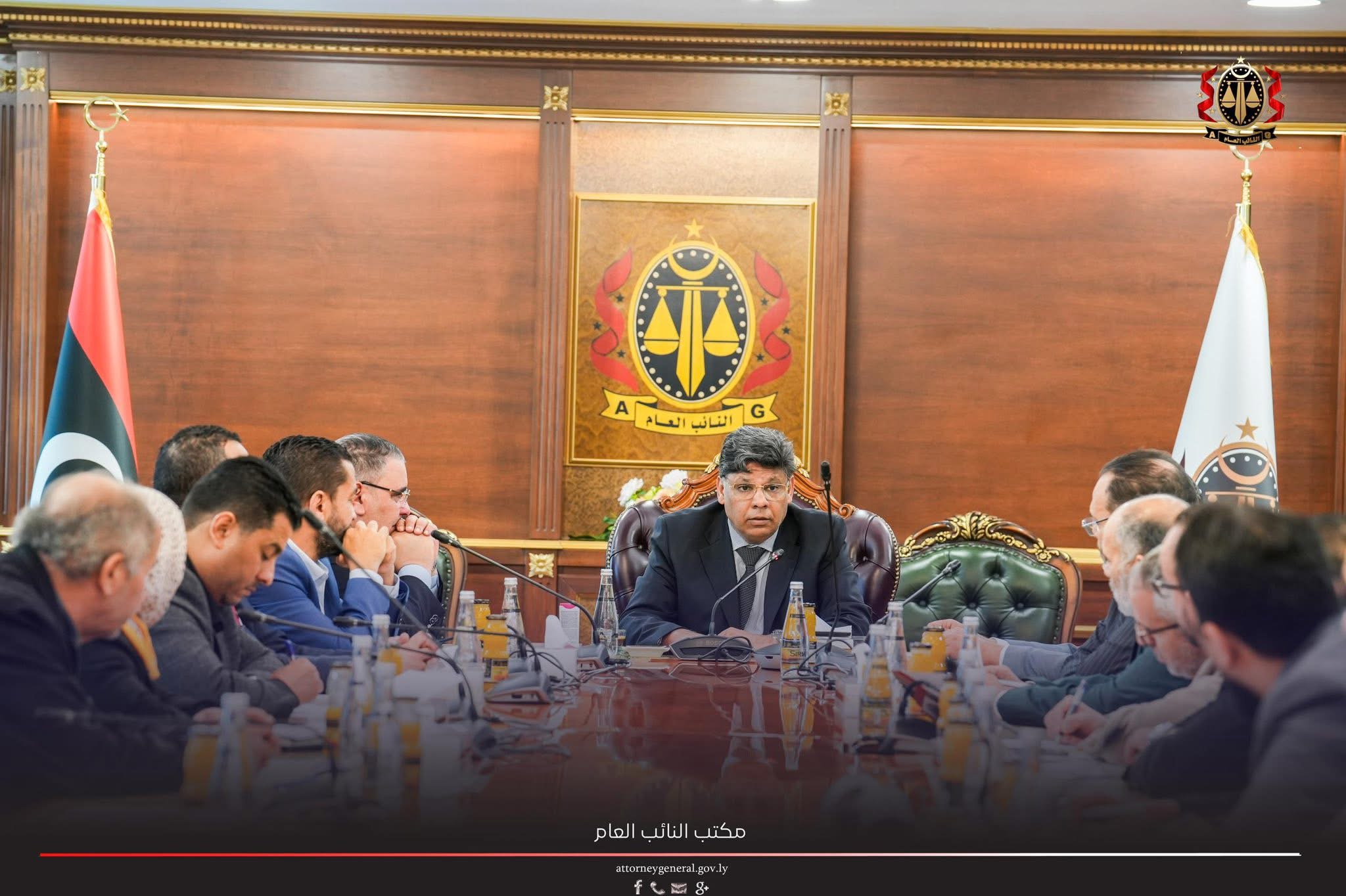 لقاء موسع برئاسة النائب العام لبحث جودة الأدوية وتعجيل العطاء العام في قطاع الصحة