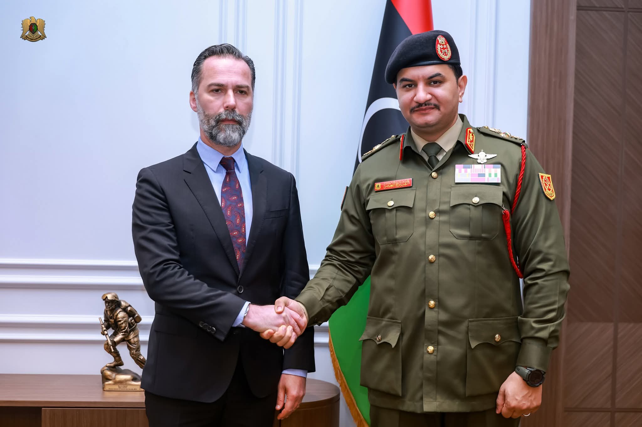 الفريق صدام حفتر يستقبل السفير التركي في بنغازي ويبحثان التعاون المشترك