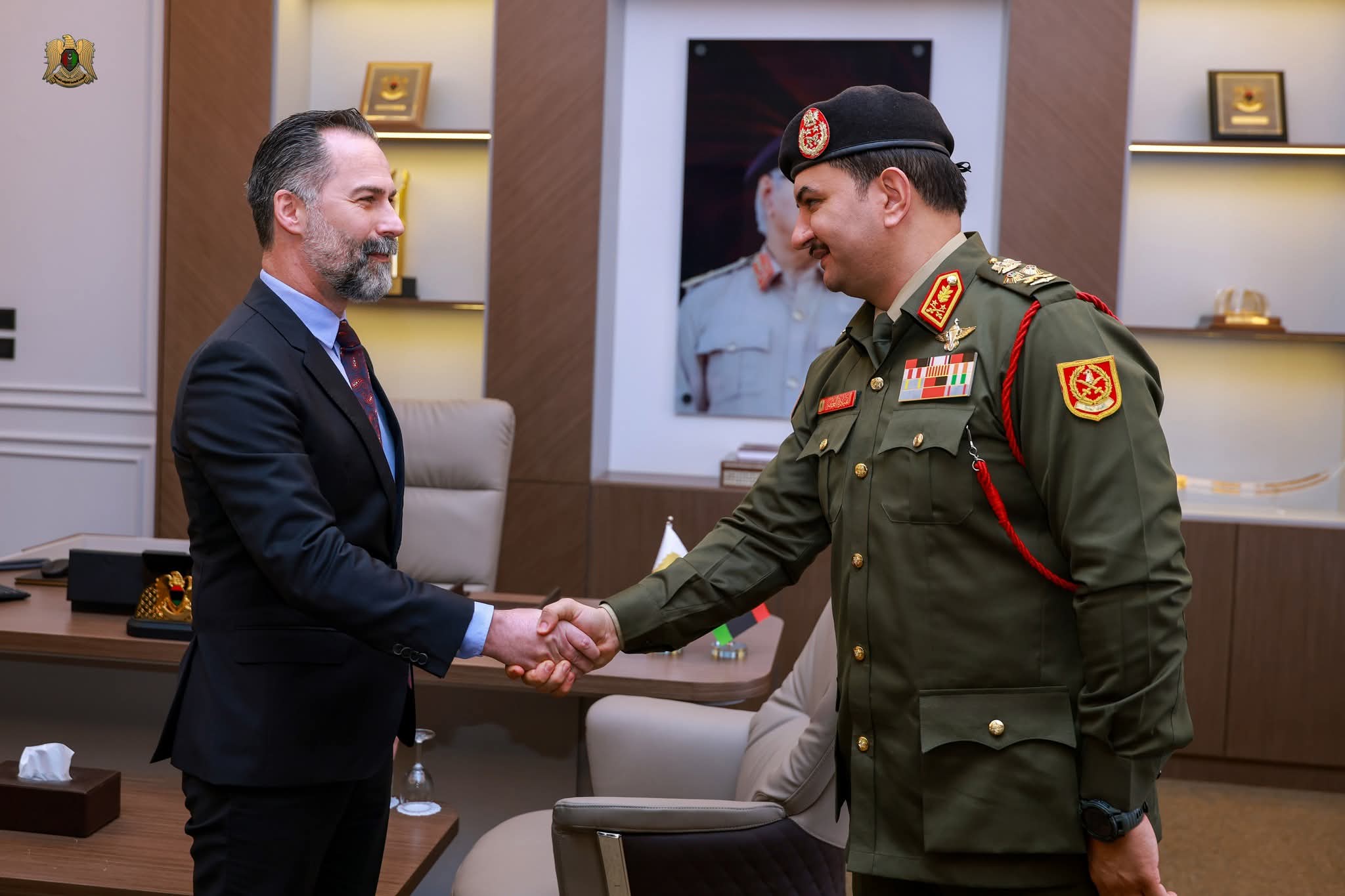 الفريق صدام حفتر يستقبل السفير التركي في بنغازي ويبحثان التعاون المشترك