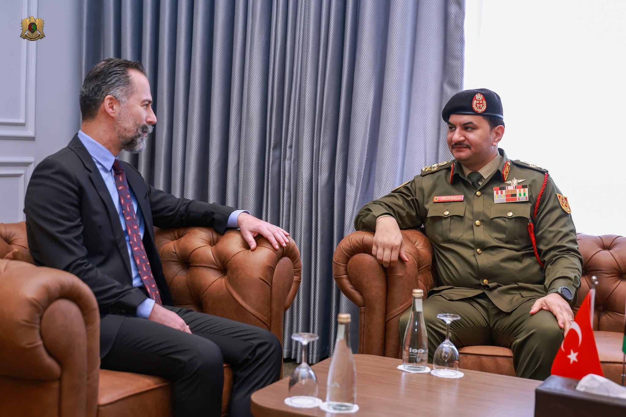 الفريق صدام حفتر يستقبل السفير التركي في بنغازي ويبحثان التعاون المشترك
