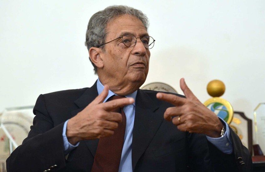 عمرو موسى يوجه نداء عاجلا إلى ترامب لإنقاذ الإنسانية