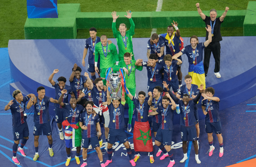 باريس سان جيرمان يهزم أرسنال ويحتفظ بلقب دوري أبطال أوروبا