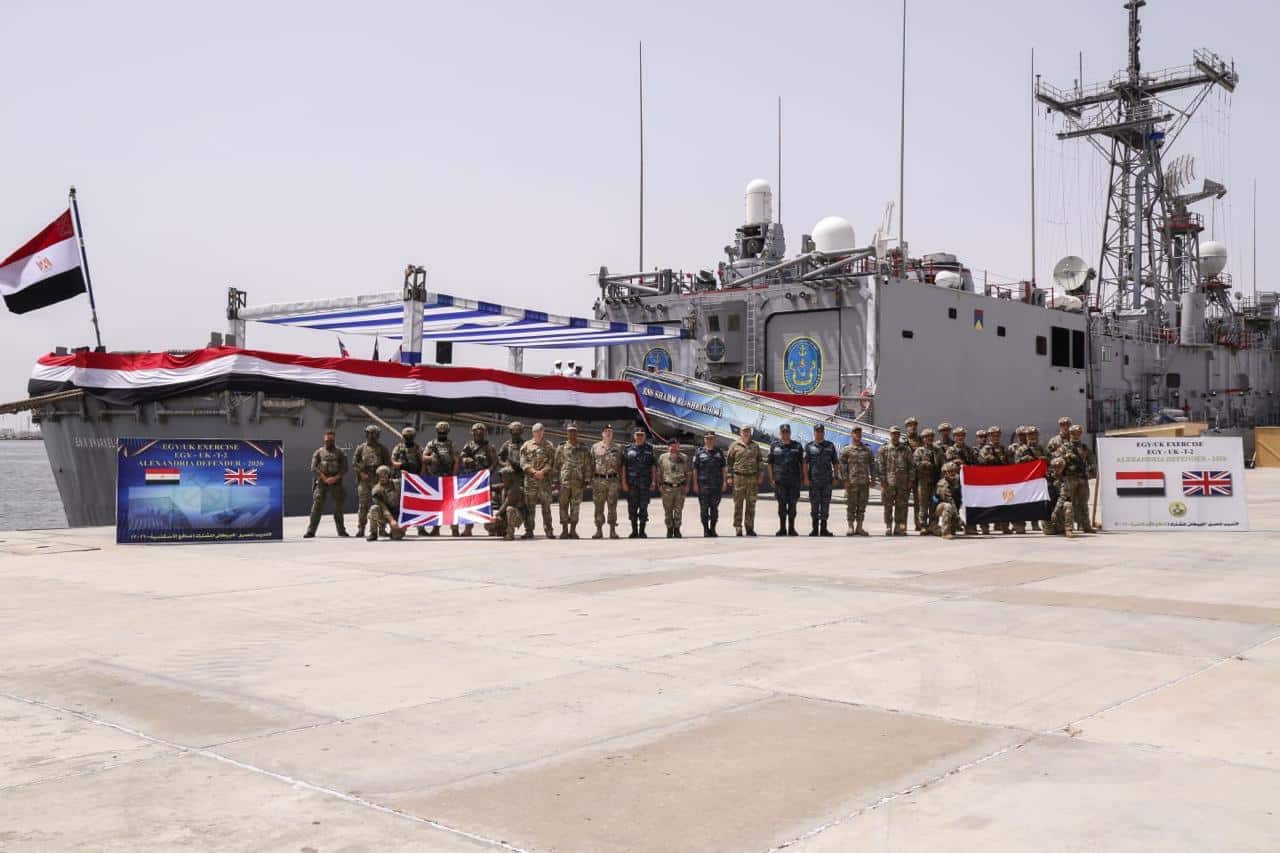 مصر وبريطانيا ينفذان تدريبا بحريا مشتركا لاقتحام السفن وتحرير الرهائن