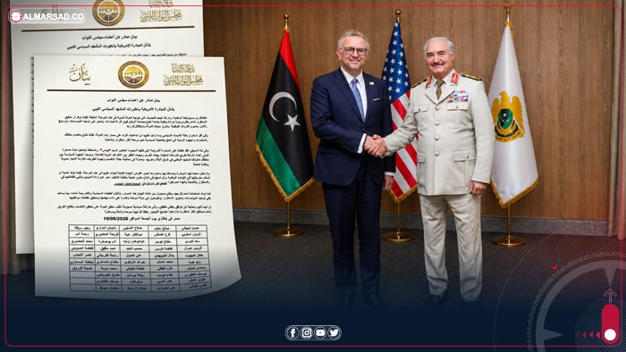 ليبيا – 104 أعضاء يمنحون المبادرة الأميركية تأييد أغلبية مجلس النواب ليبيا – 104 أعضاء يمنحون المبادرة الأميركية تأييد أغلبية مجلس النواب