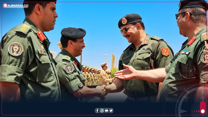 ليبيا – الفريق صدام حفتر يتفقد مقر الكتيبة 188 مشاة لمراقبة الجاهزية العسكرية ليبيا – الفريق صدام حفتر يتفقد مقر الكتيبة 188 مشاة لمراقبة الجاهزية العسكرية