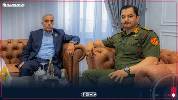 ليبيا – الفريق صدام حفتر والفريق عبد الرازق الناظوري يبحثان تطورات الساحة المحلية وملف الأمن الوطني ليبيا – الفريق صدام حفتر والفريق عبد الرازق الناظوري يبحثان تطورات الساحة المحلية وملف الأمن الوطني