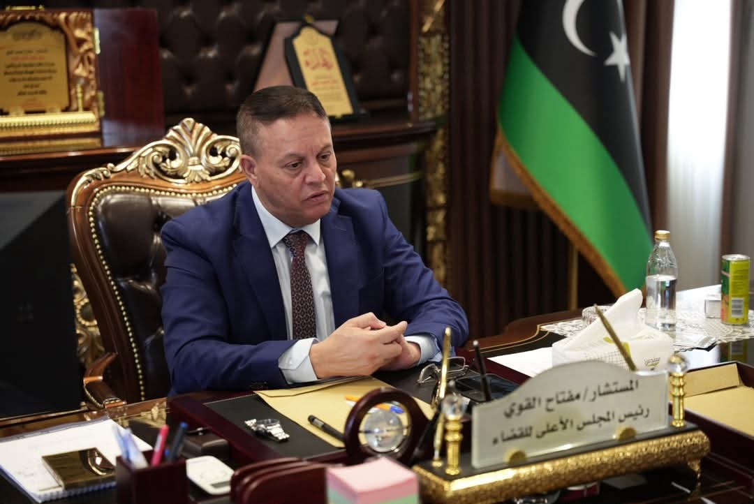 الأعلى للقضاء يبحث دعم محاكم سبها وسرت وطبرق وتذليل معوقات العمل القضائي