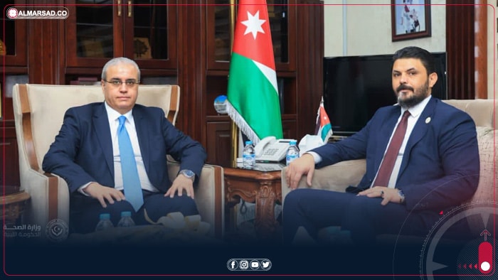 وكيل وزارة الصحة يبحث في الأردن تدريب الكوادر وتطوير إدارة المستشفيات والخدمات
